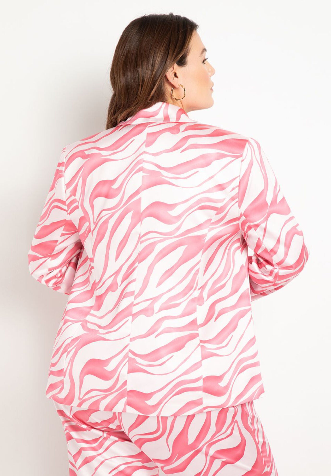 Zebra print blazer sales