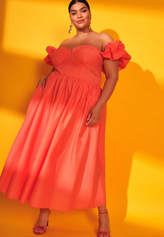 Bustier Off The Shoulder Dress, , alternate image number null