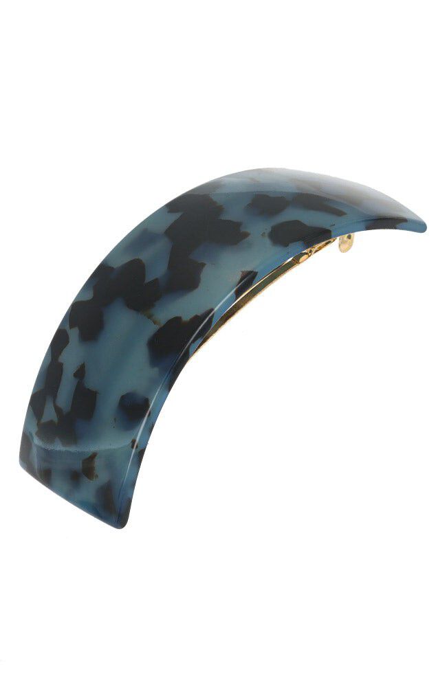 Rectangle Volume Barrette, BLUE TOKYO, hi-res image number 0