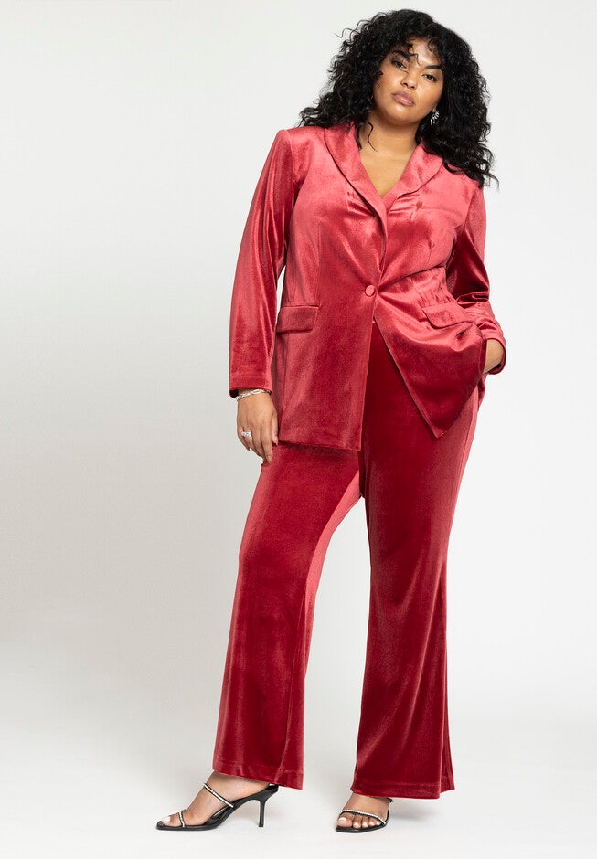 Flare Leg Tuxedo Trouser, , alternate image number null