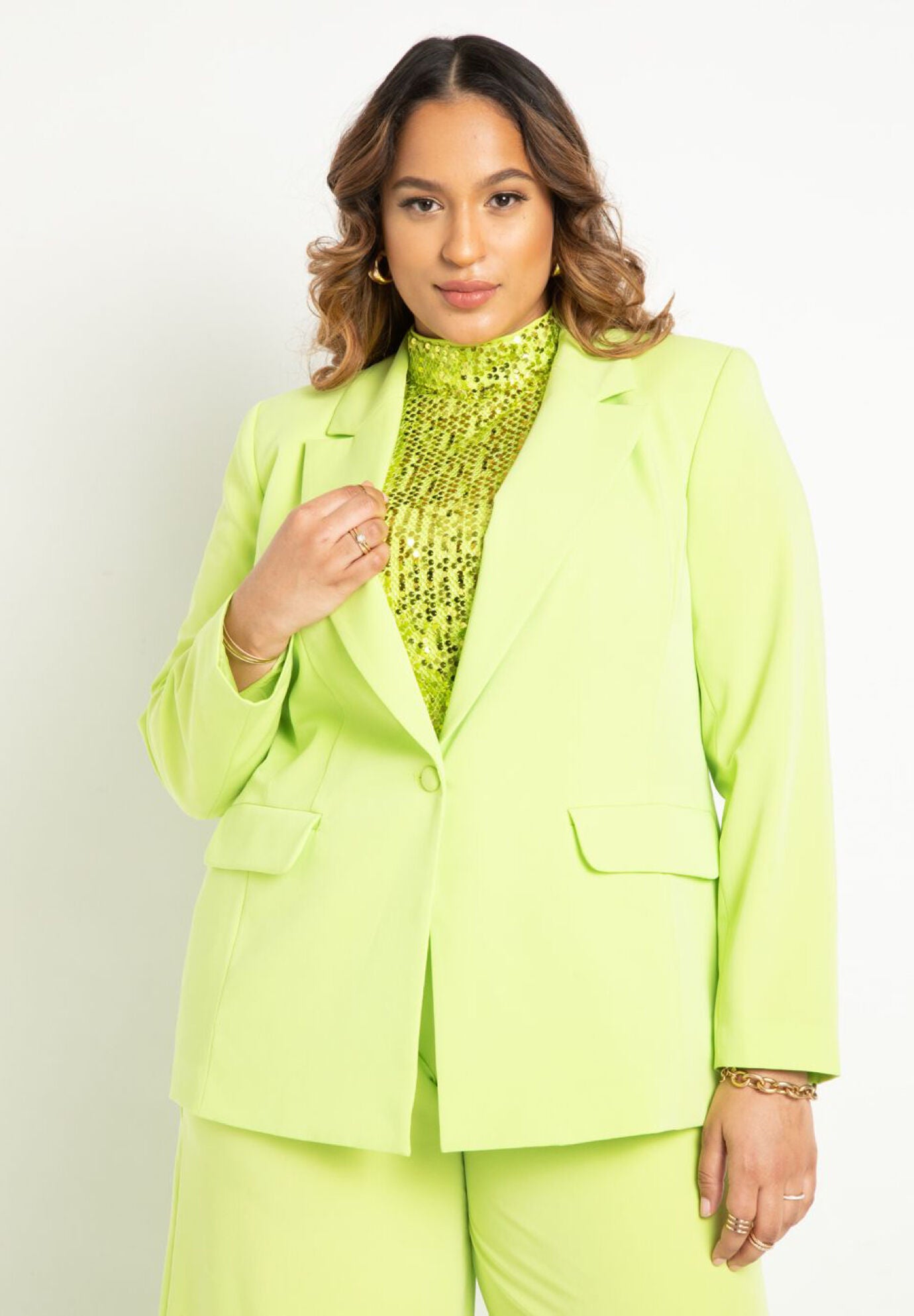 One Button Blazer Eloquii