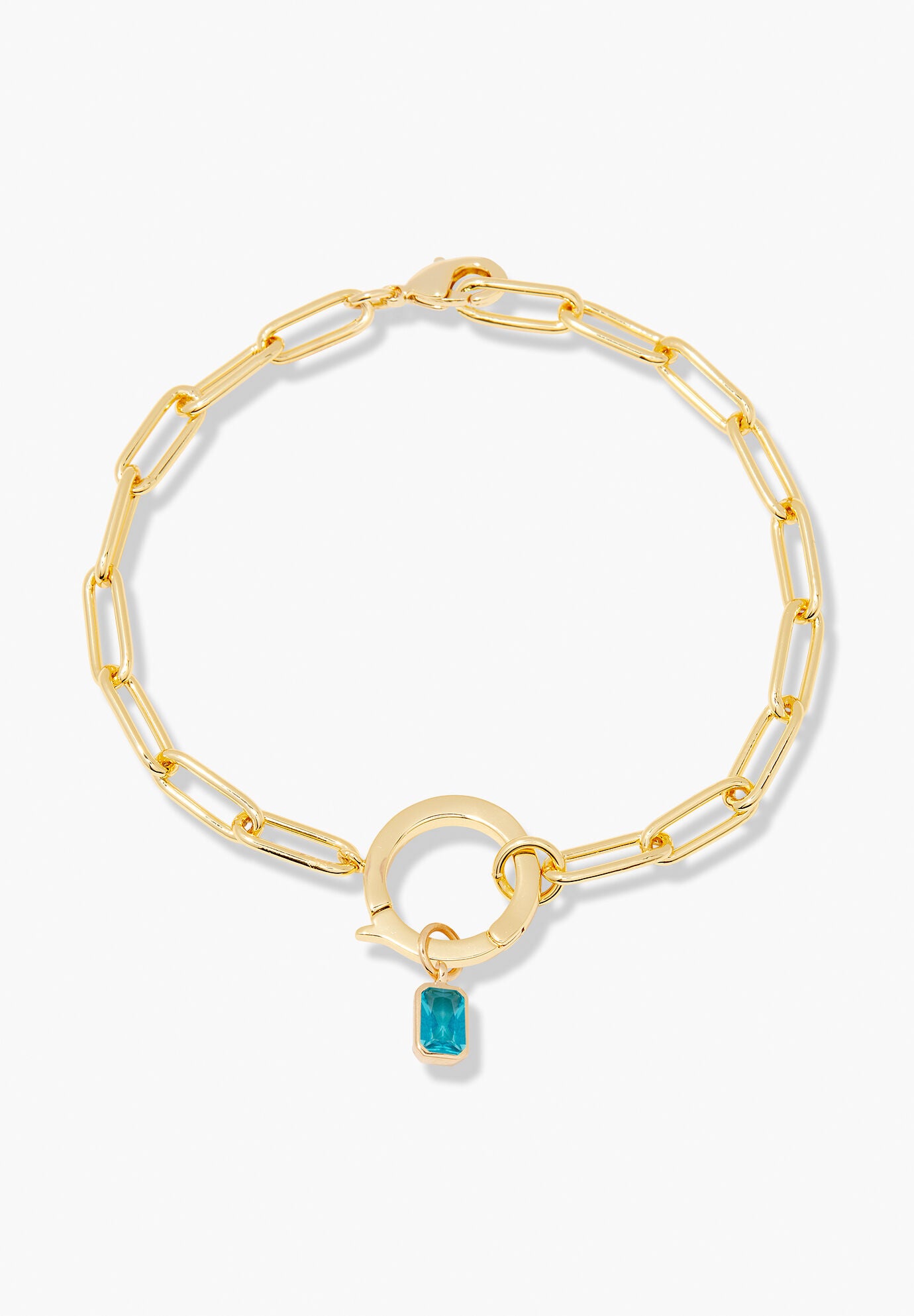 Colette Gold Birthstone Bracelet, DECEMBER, hi-res image number 0