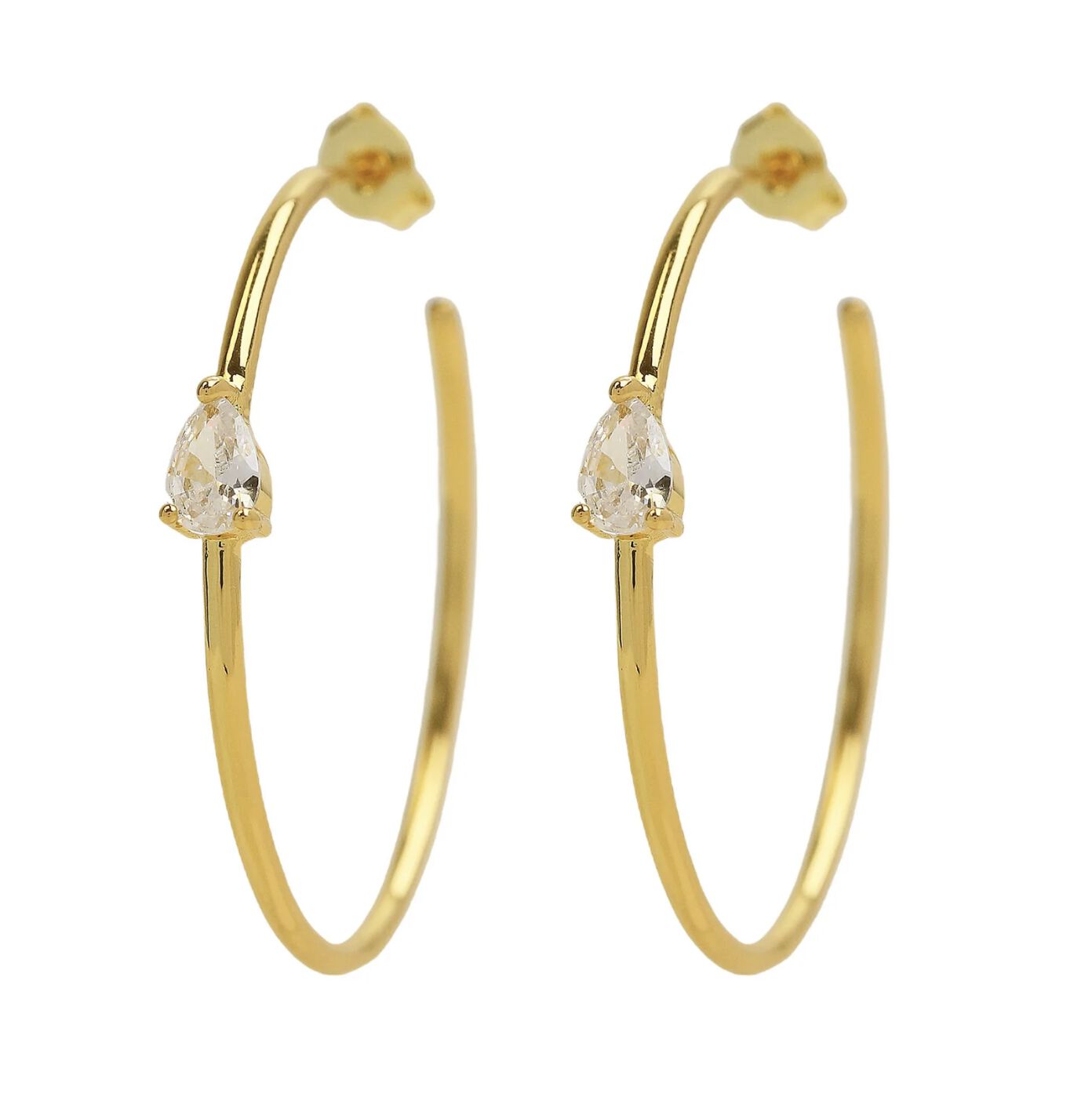 Cristina Earrings, GOLD, hi-res image number 0