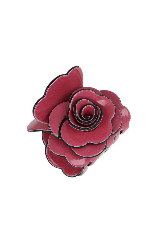 Althea Claw Clip, FUCHSIA BLACK, hi-res image number 0