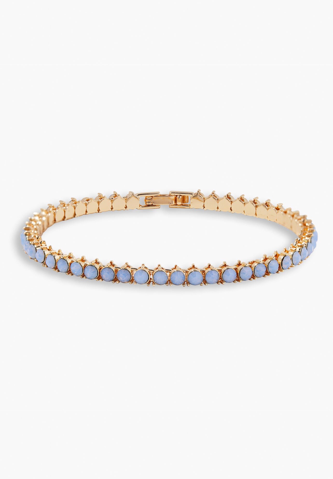 Isabella Opal Blue Tennis Bracelet, BLUE, hi-res image number 0