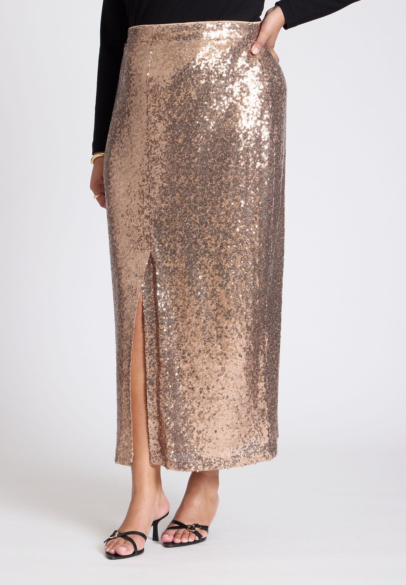 Gold skirt shimmer best sale
