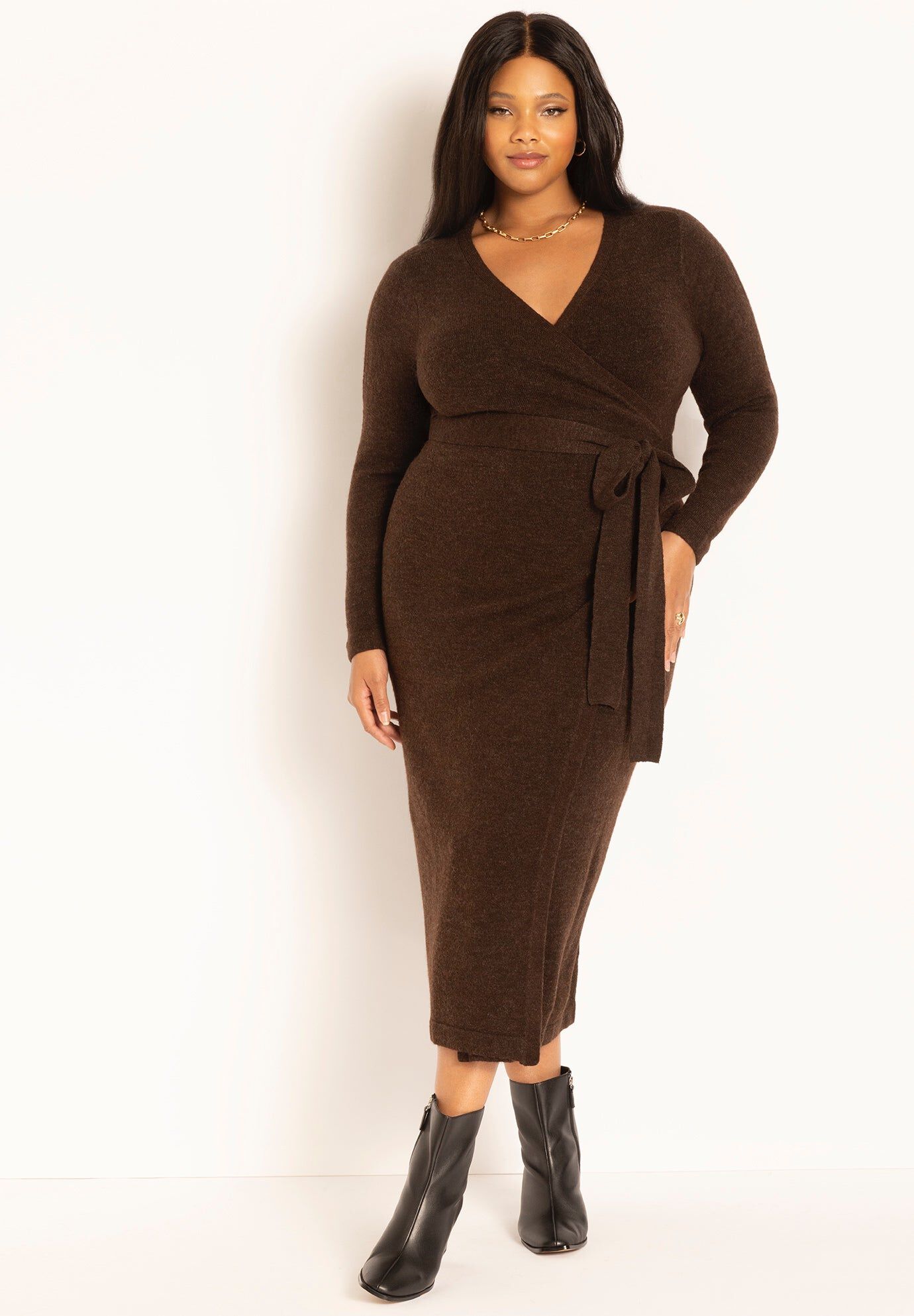 eloquii brown dress Maxi Sequin Dress