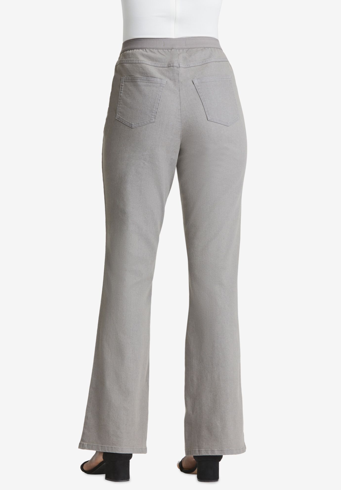 Stretch Denim Bootcut Jegging, , on-hover image number 1