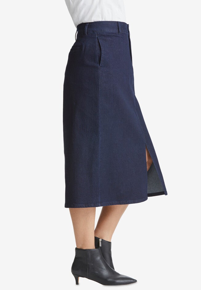 Refined Denim Skirt, , alternate image number 2