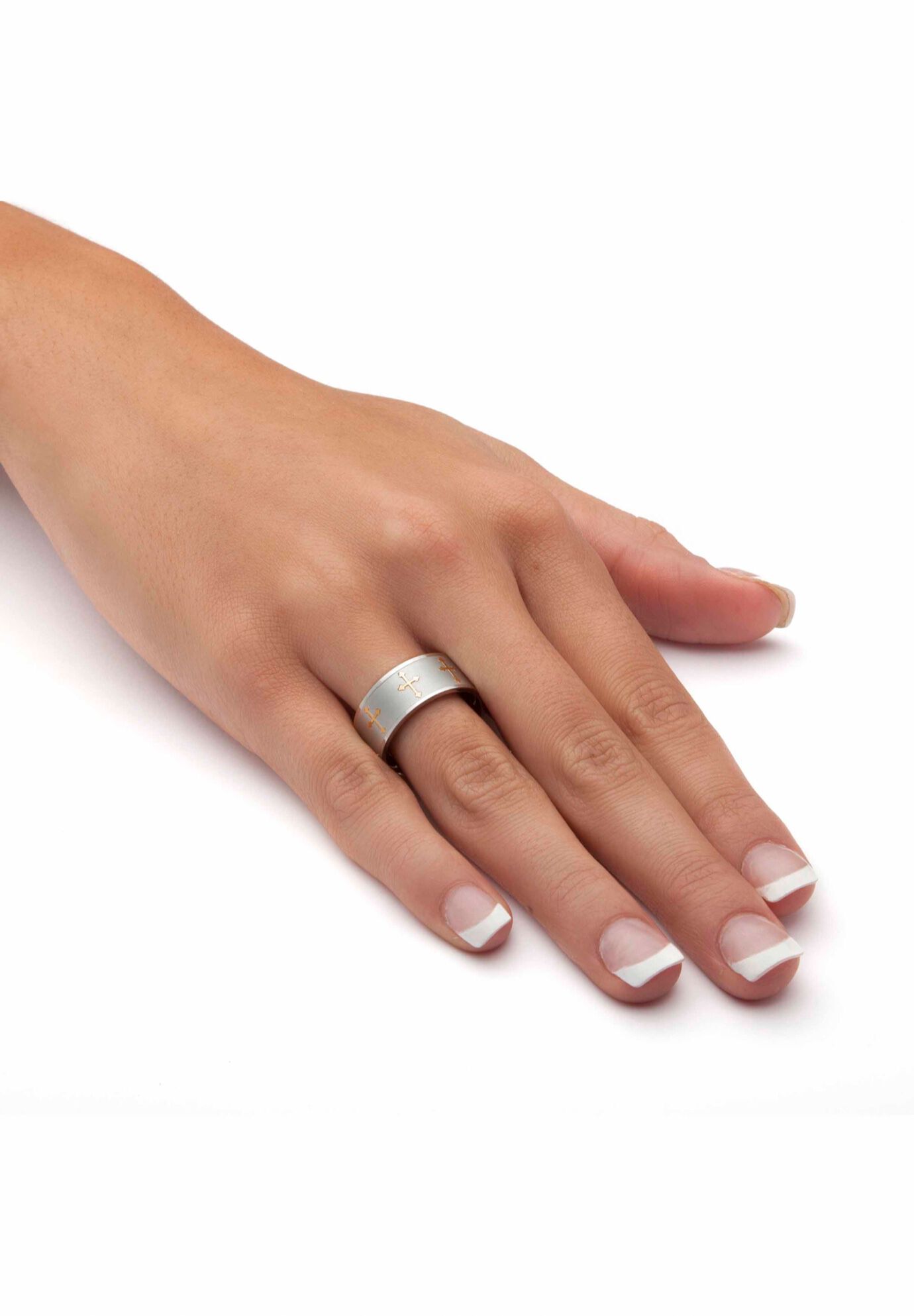 Cross Eternity Band, , alternate image number 1