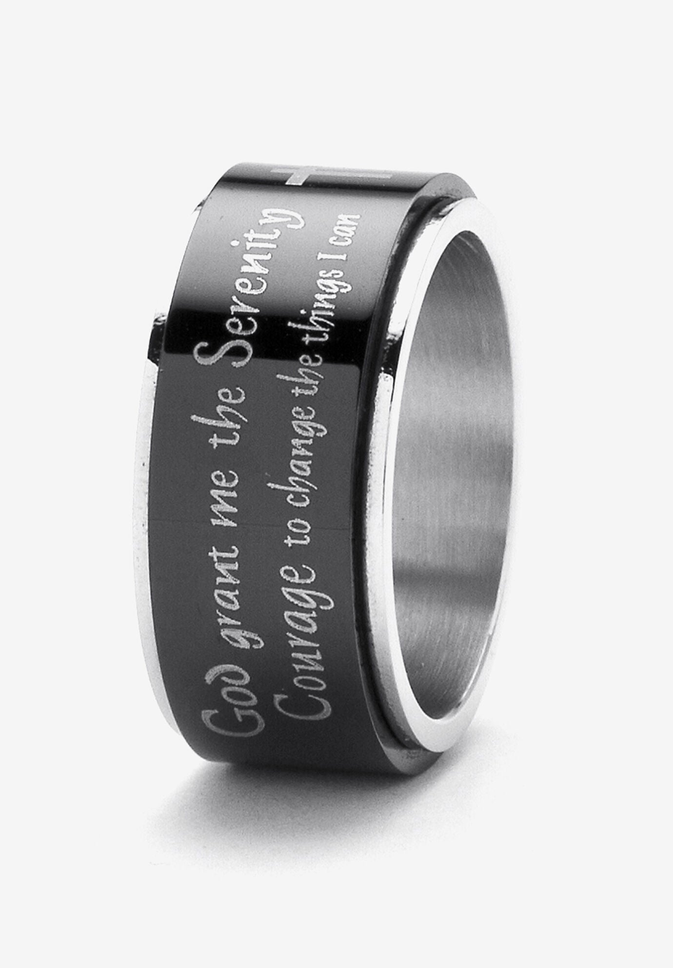 Serenity prayer spinner ring clearance