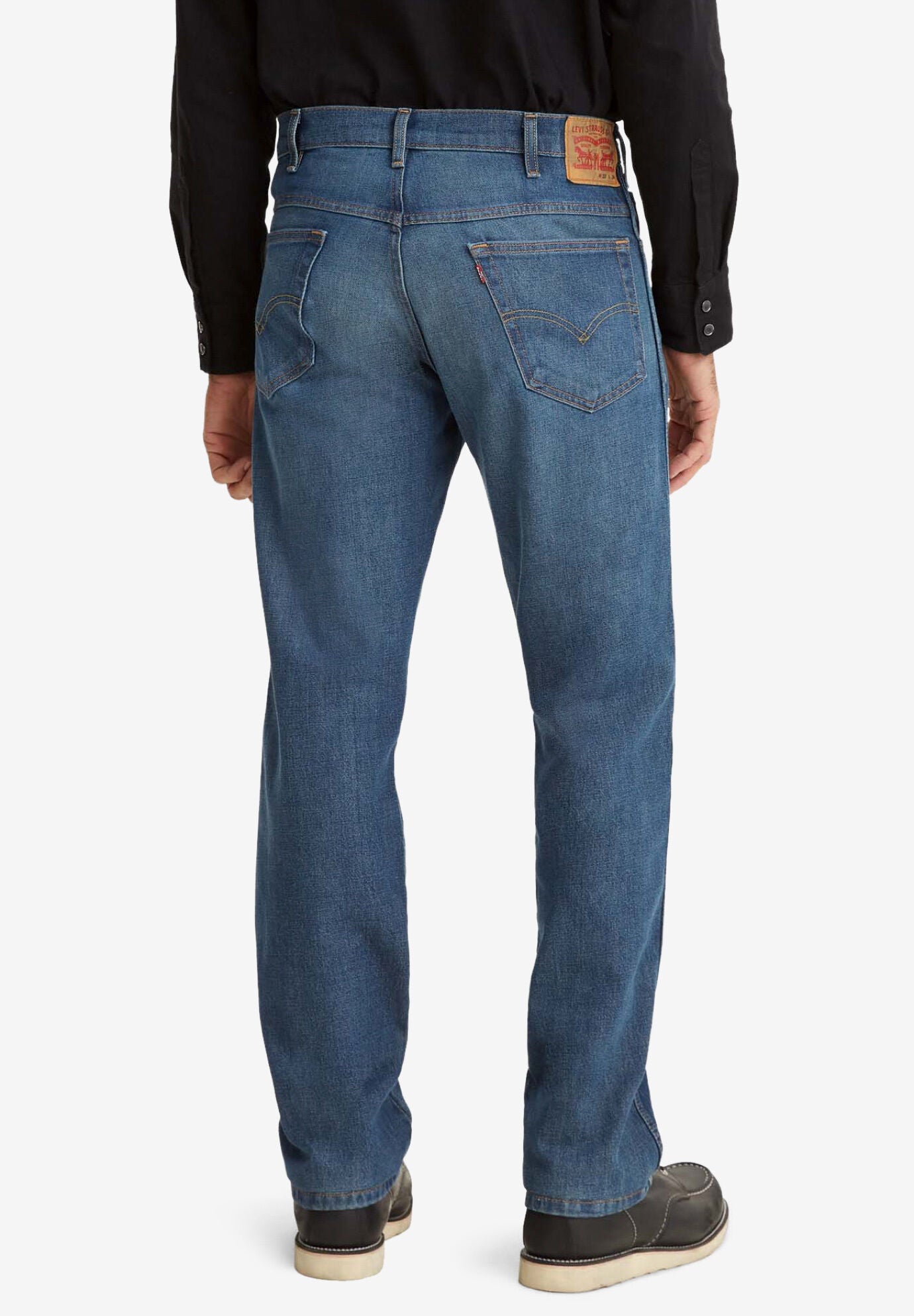 Straight Leg Western Jeans, , on-hover image number 1