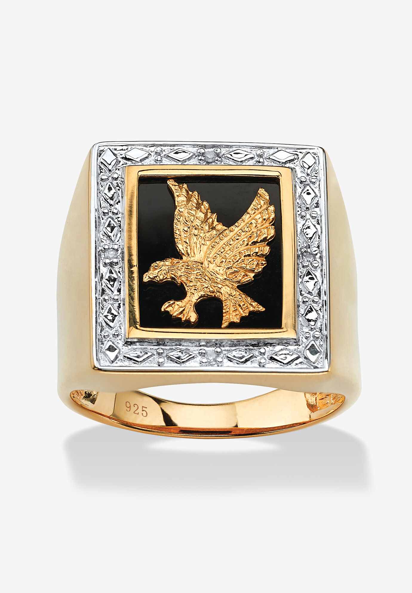 Two-Tone Eagle - Gold Ring - Golden Hand Jewellery