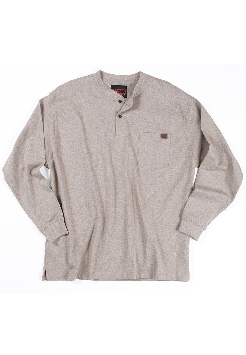 Long-Sleeve Henley Shirt, , alternate image number 3