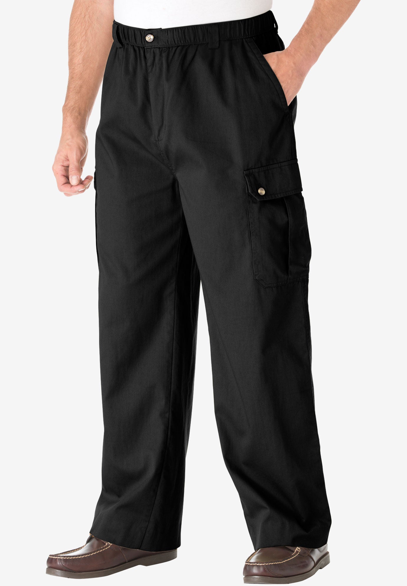 Knockarounds Full Elastic Waist Cargo Pants Eloquii