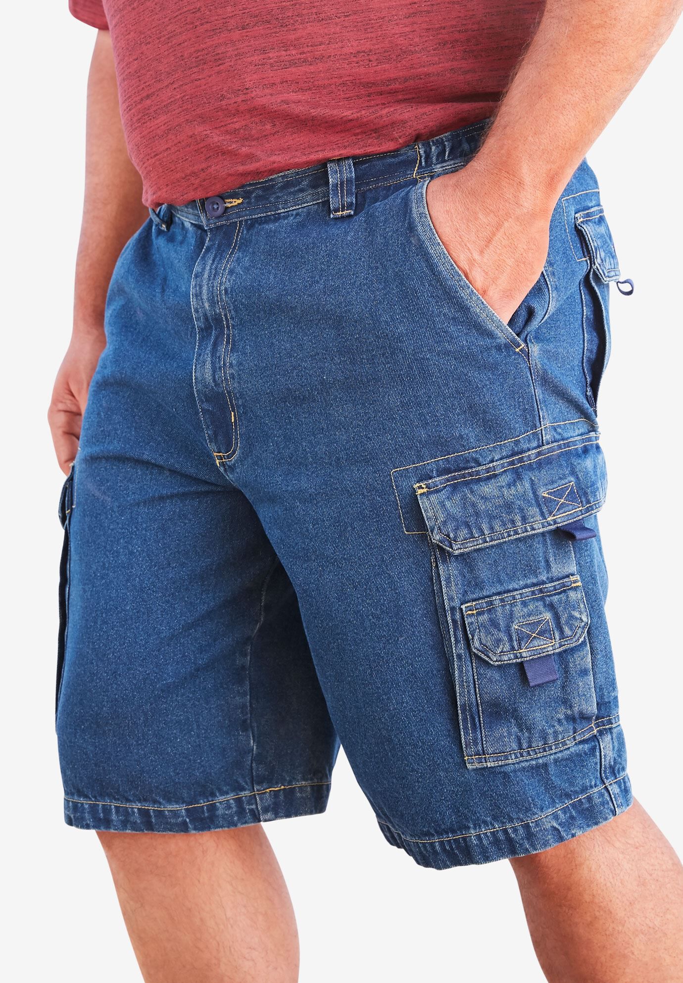 Short jeans cargo best sale