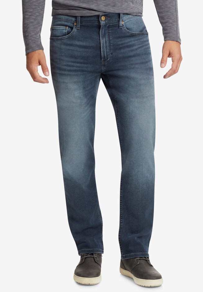 Flag & Anthem® Clutch Knit Stretch Denim Jeans, MENDOCINO, hi-res image number 0