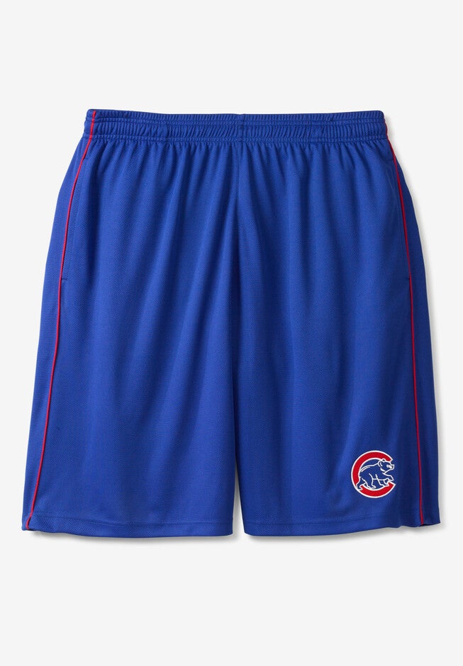 MLB Birdseye Textured Shorts, CHICAGO CUBS, hi-res image number 0