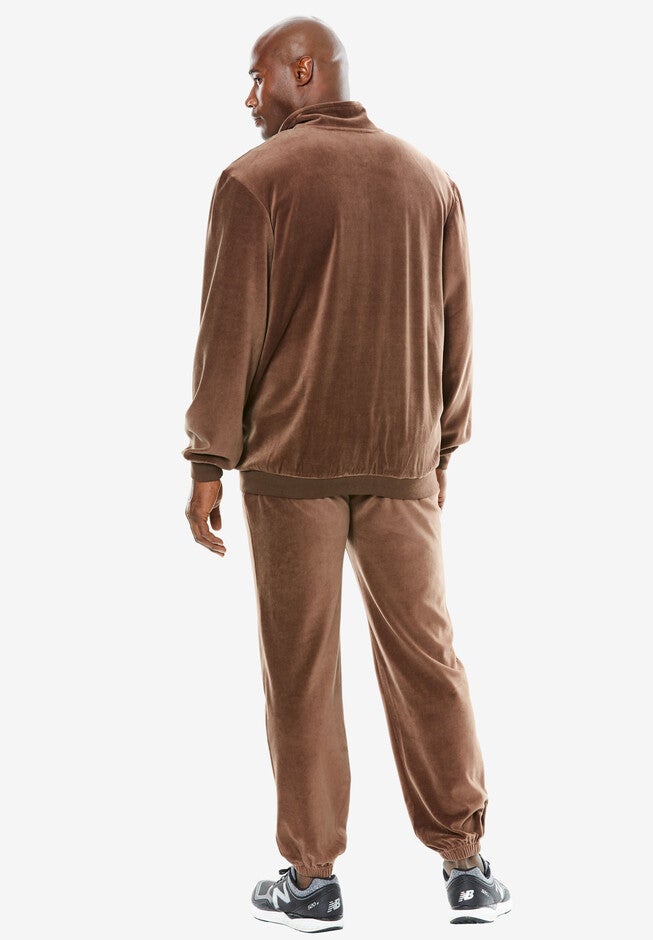 Solid Velour Tracksuit, , on-hover image number 1