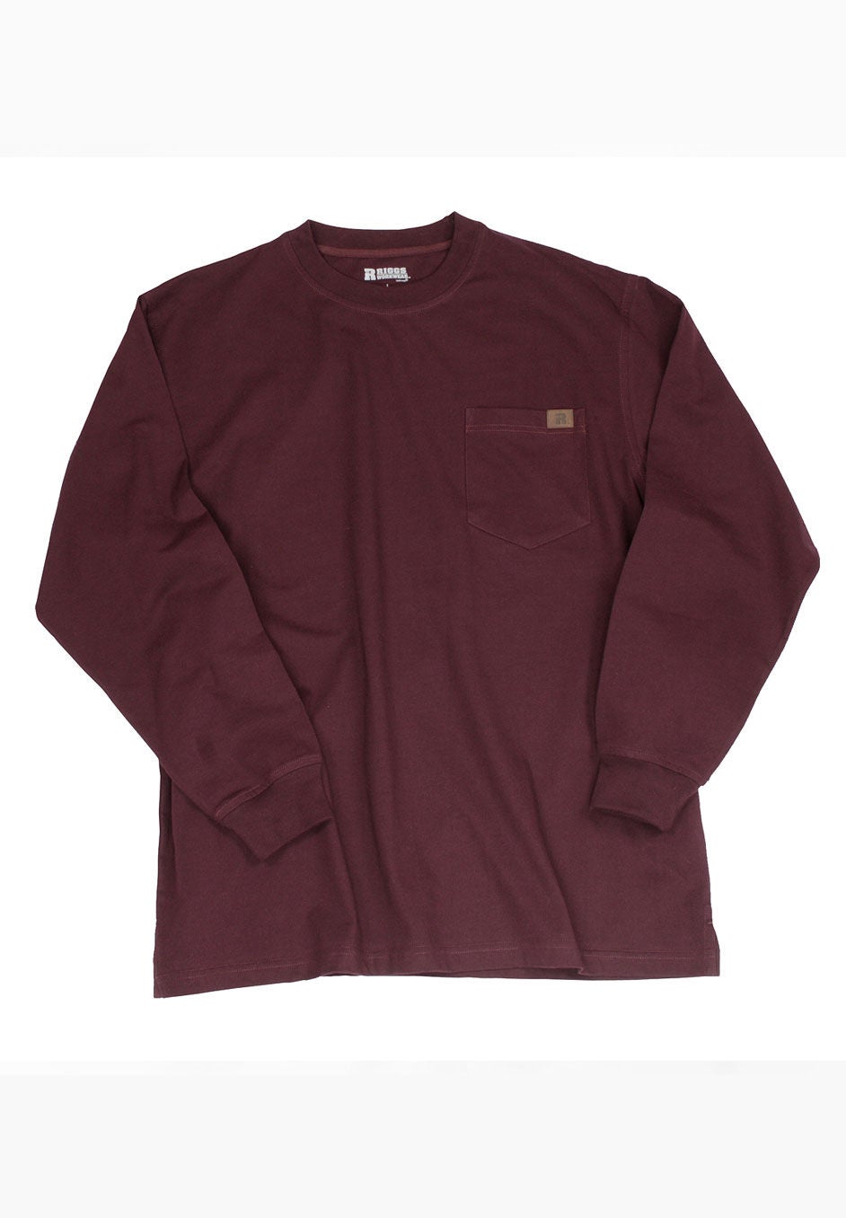 Long-Sleeve Cotton Tee with Pocket, , alternate image number 4