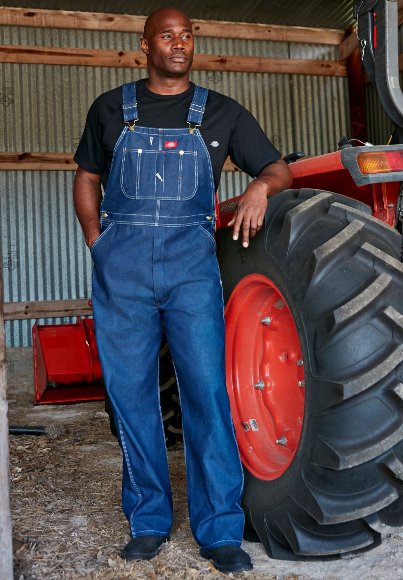 Dickies® Rigid Denim Bib Overalls Eloquii