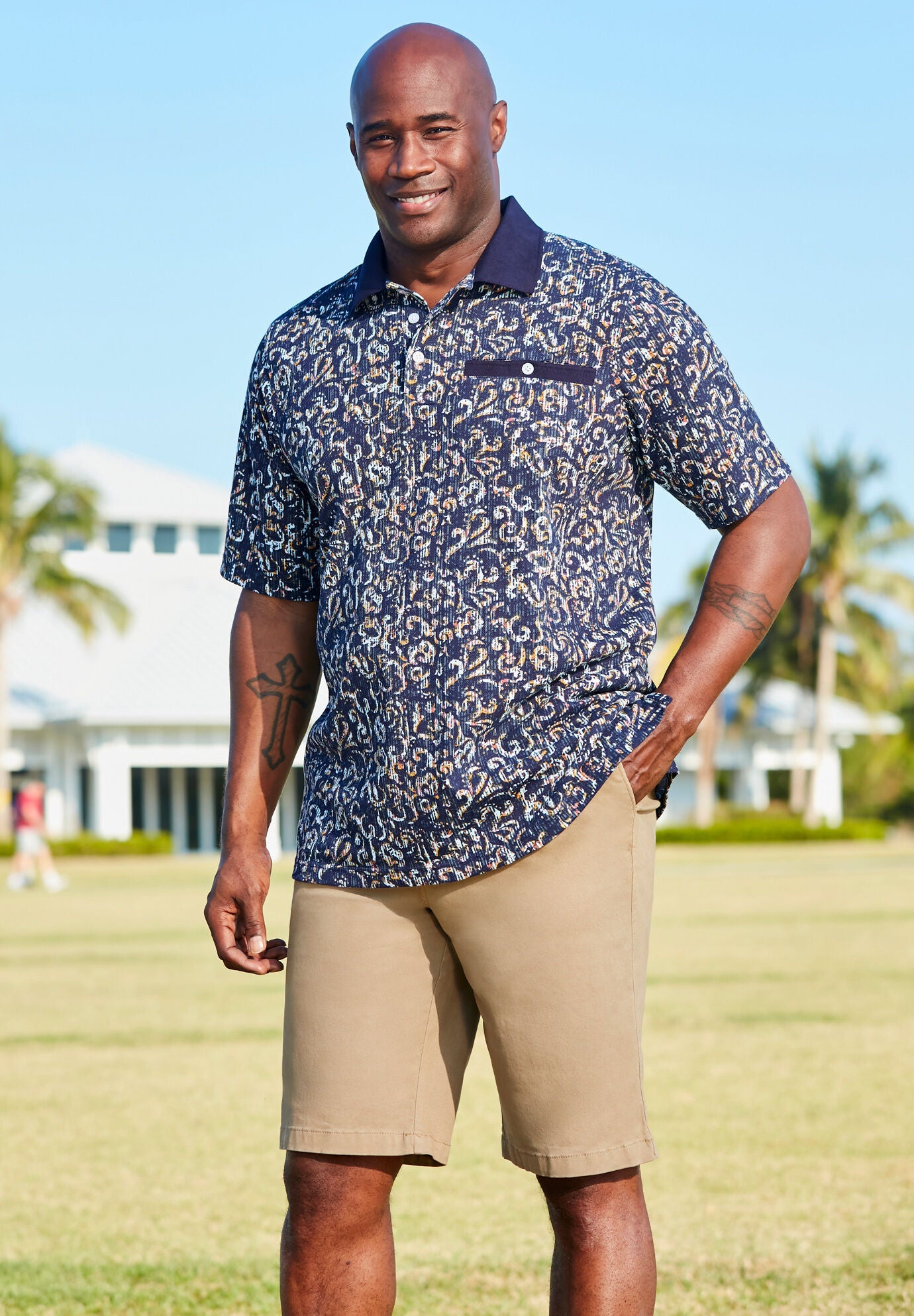 Shirt Collar Polo, , alternate image number 1