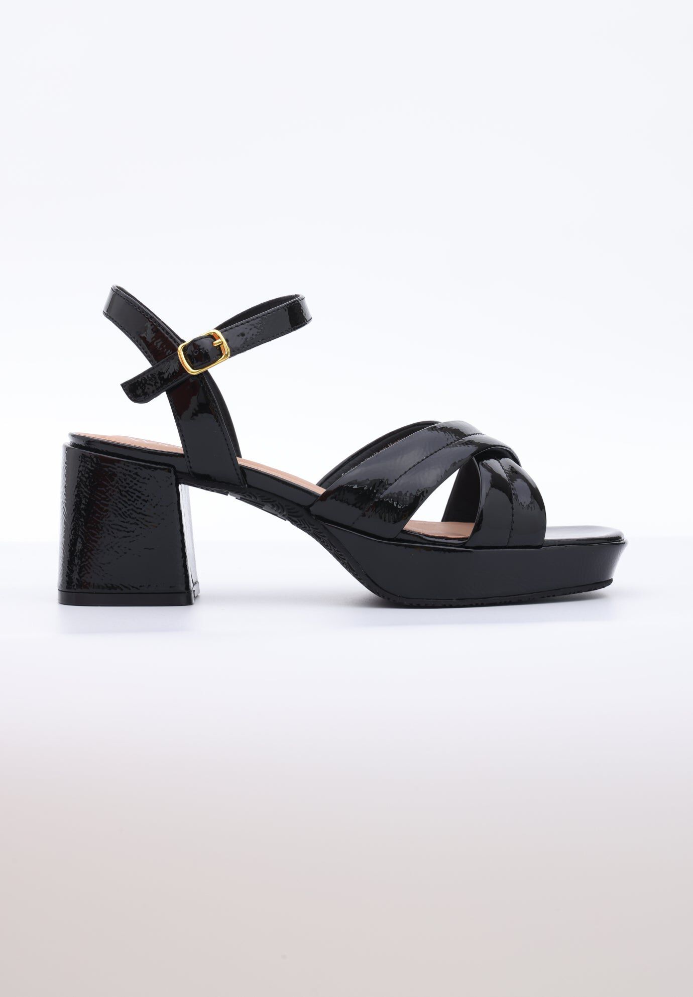 Donna Platform Sandals, Black / Black, hi-res image number 0