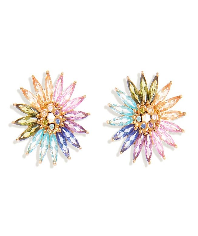 Crystal Madeline Stud Multi, Multi / Gold, hi-res image number null