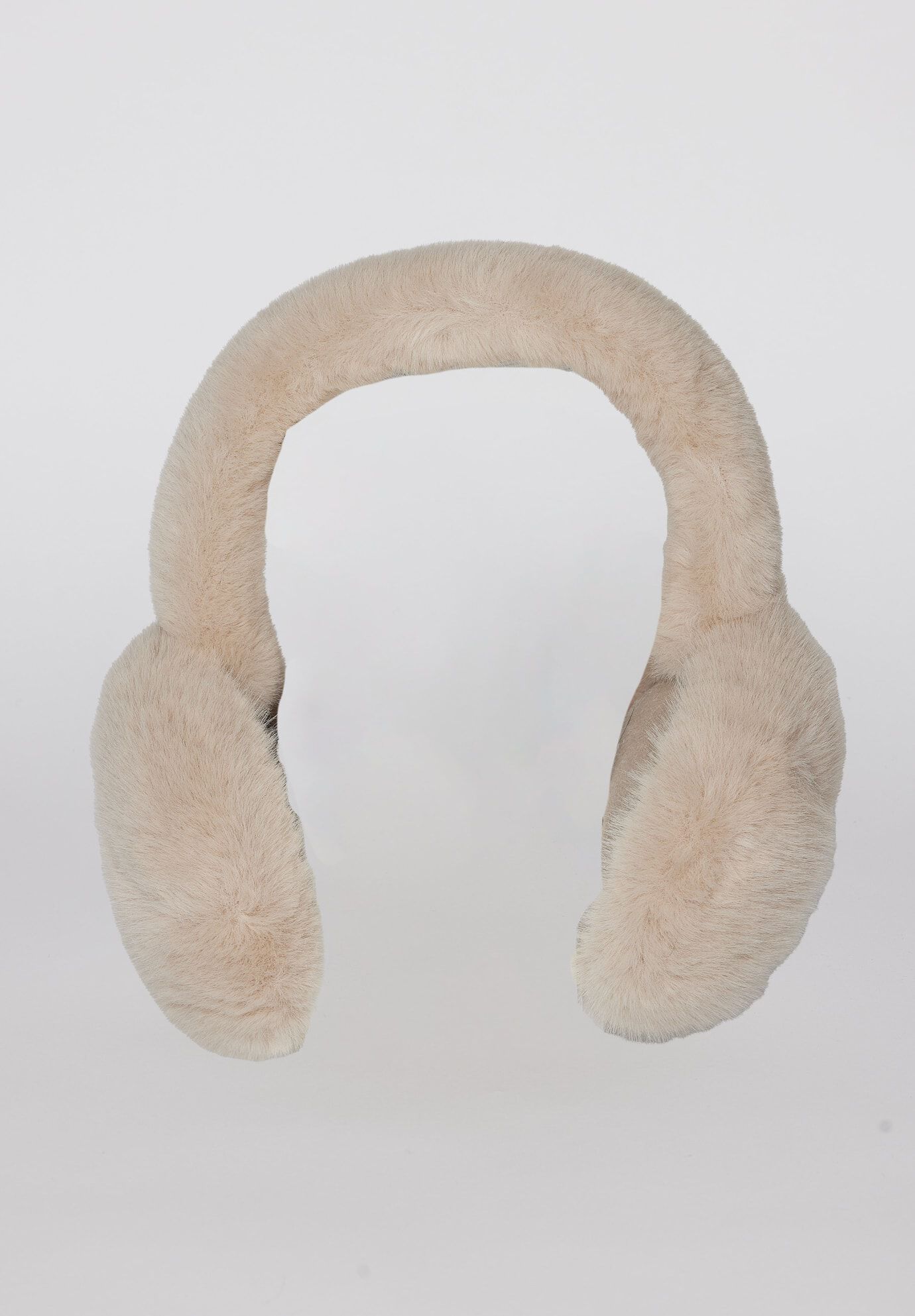Faux Fur Earmuff, Natural / Tan, hi-res image number 0