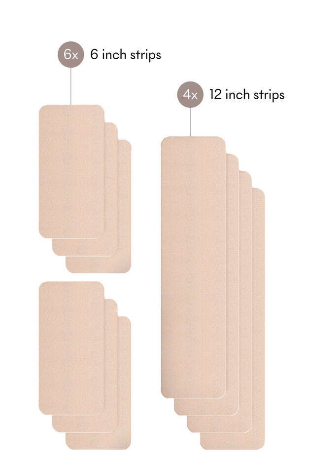 The Weekender Pre-Cut Shape Tape Breast Tape, No 3 Buff / Beige, alternate image number 1