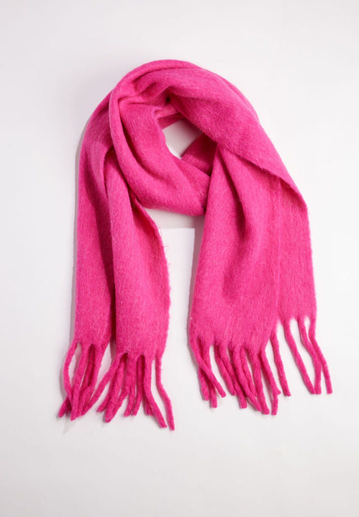 Cozy Solid Scarf, Fuchsia / Deep Fuchsia, hi-res image number 0