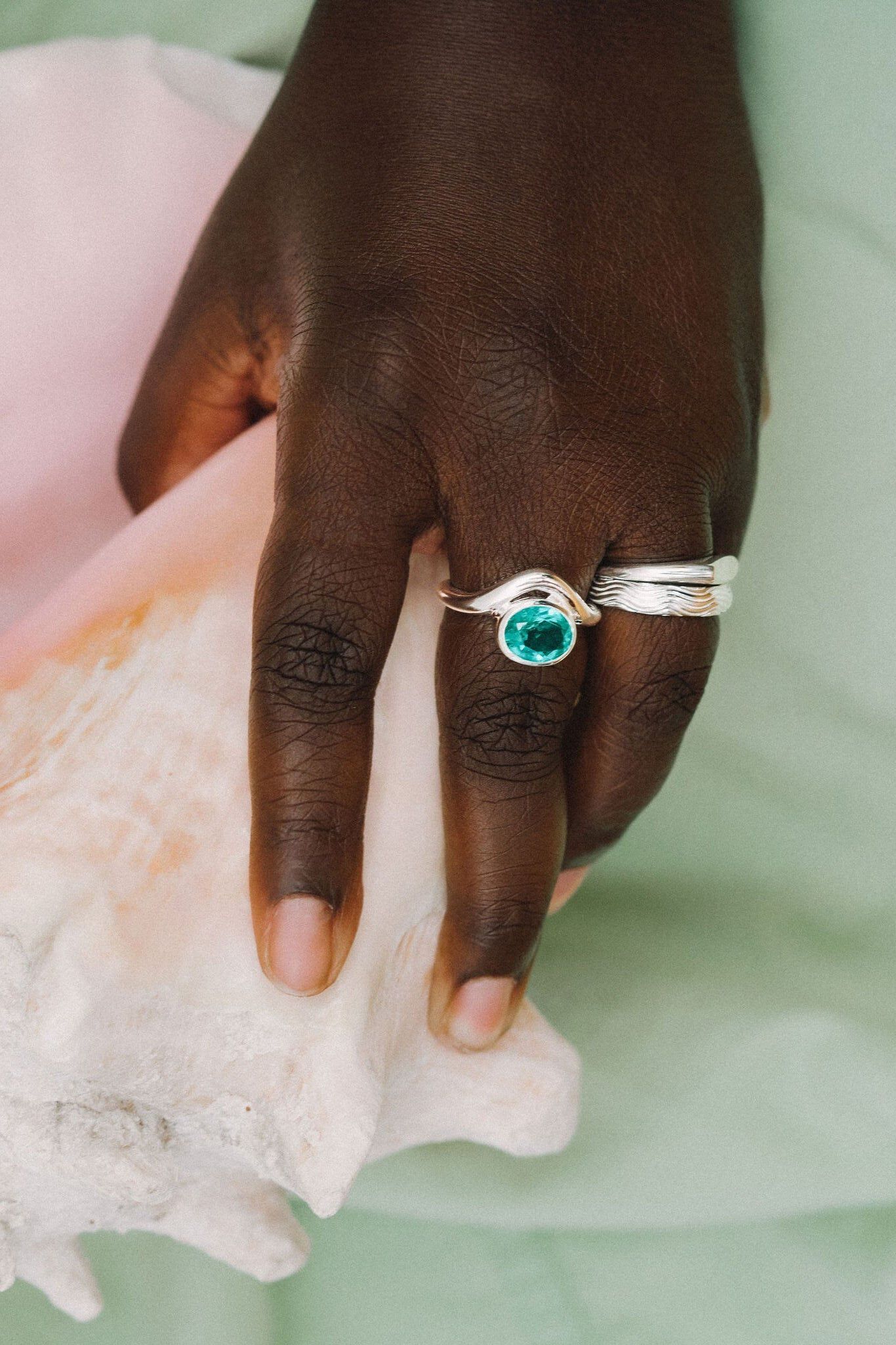 The Cenote Ring | Silver, Silver / Silver, alternate image number 2