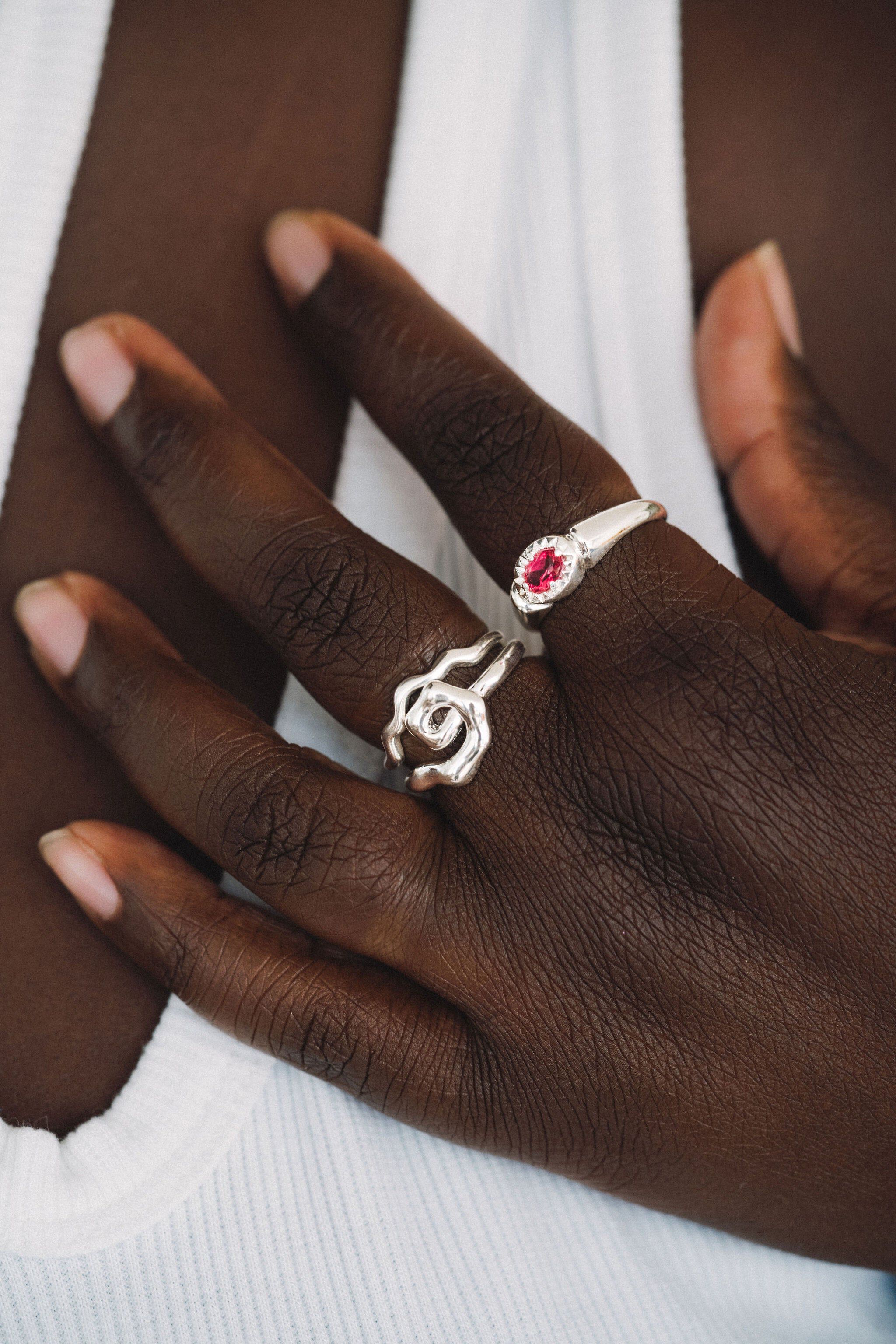 The Sacred Spiral Ring | Silver, Silver / Silver, alternate image number 2