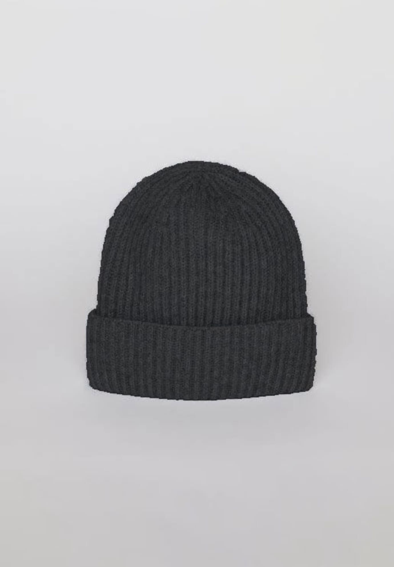 Cashmere Rib Beanie, Black / Black, hi-res image number 0