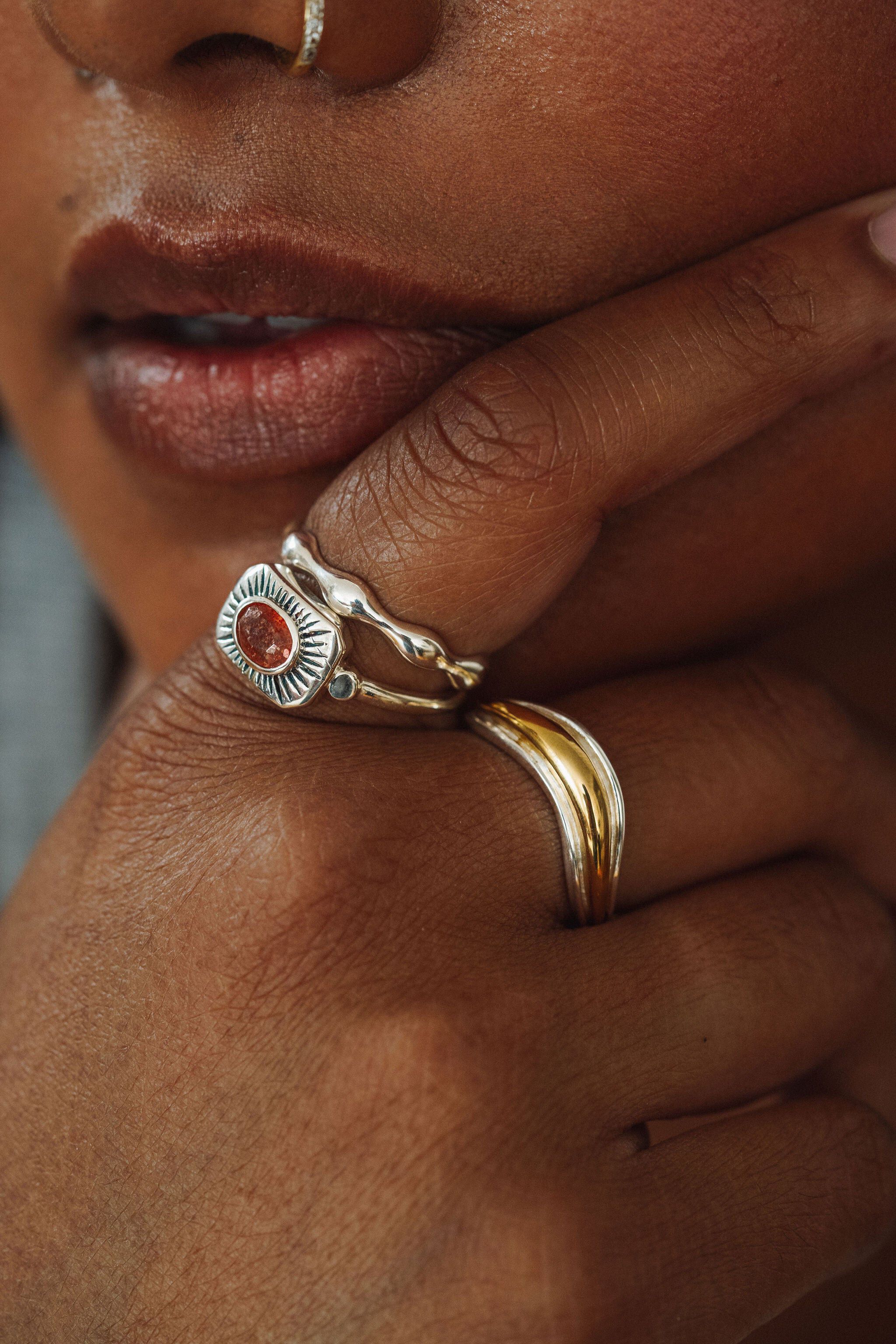 The Mirage Ring | Silver, Silver / Silver, alternate image number 1