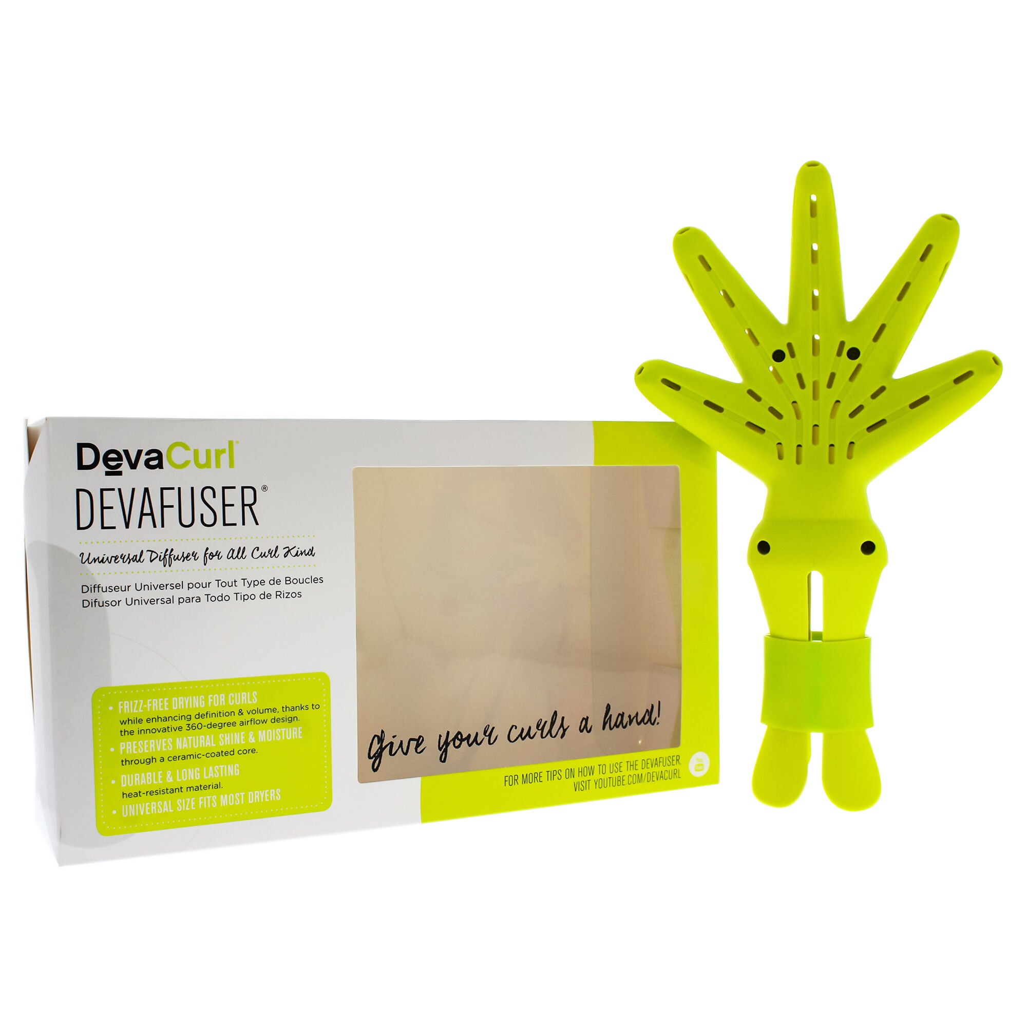DevaFuser Universal Diffuser by DevaCurl for Unisex - 1 Pc Diffuser, , alternate image number 4