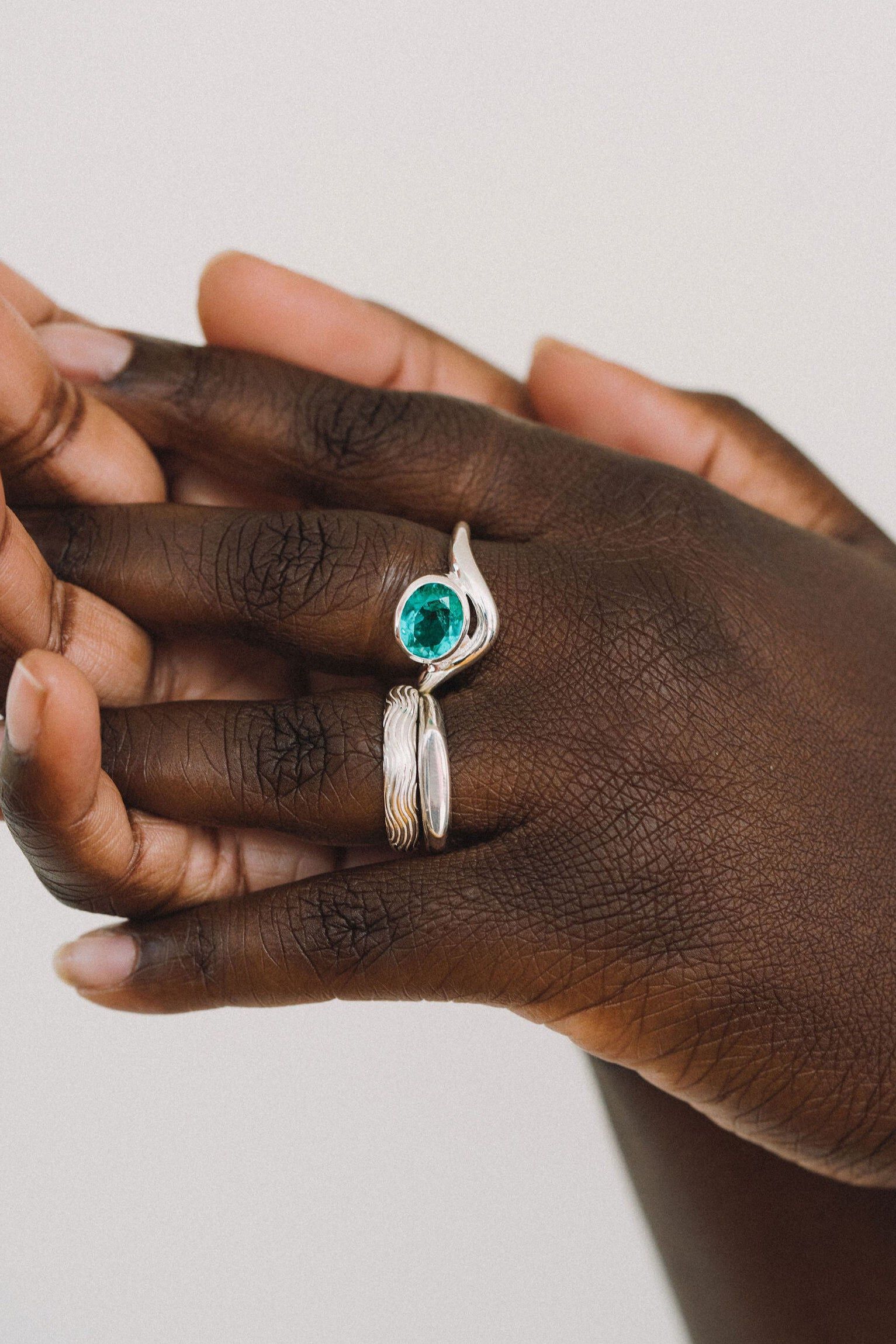 The Cenote Ring | Silver, Silver / Silver, alternate image number 1