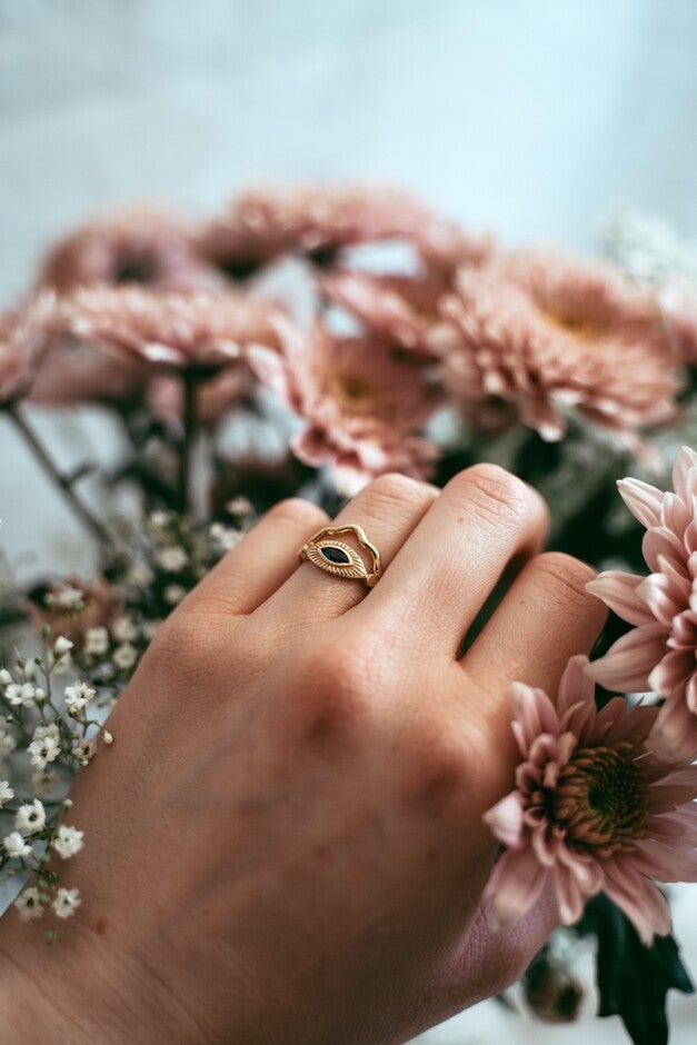The Mercedes Ring | Gold, Gold / Gold, alternate image number 1