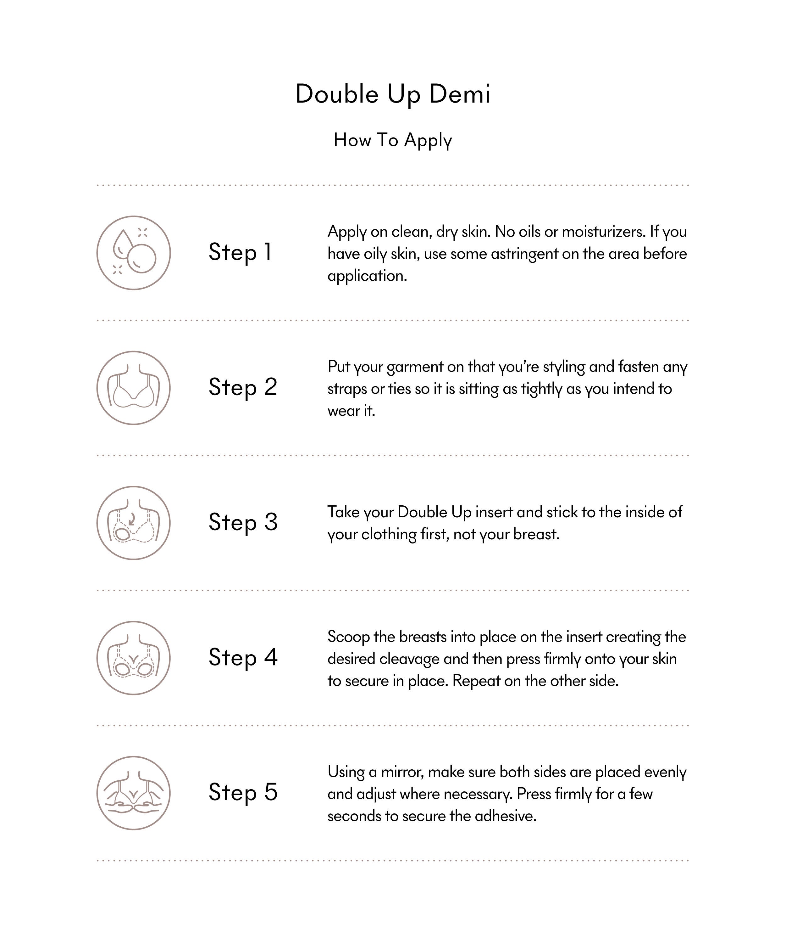 Double Up Ultra-Boost Double-Sided Adhesive Inserts (Demi), No 3 Buff / Beige, alternate image number 3