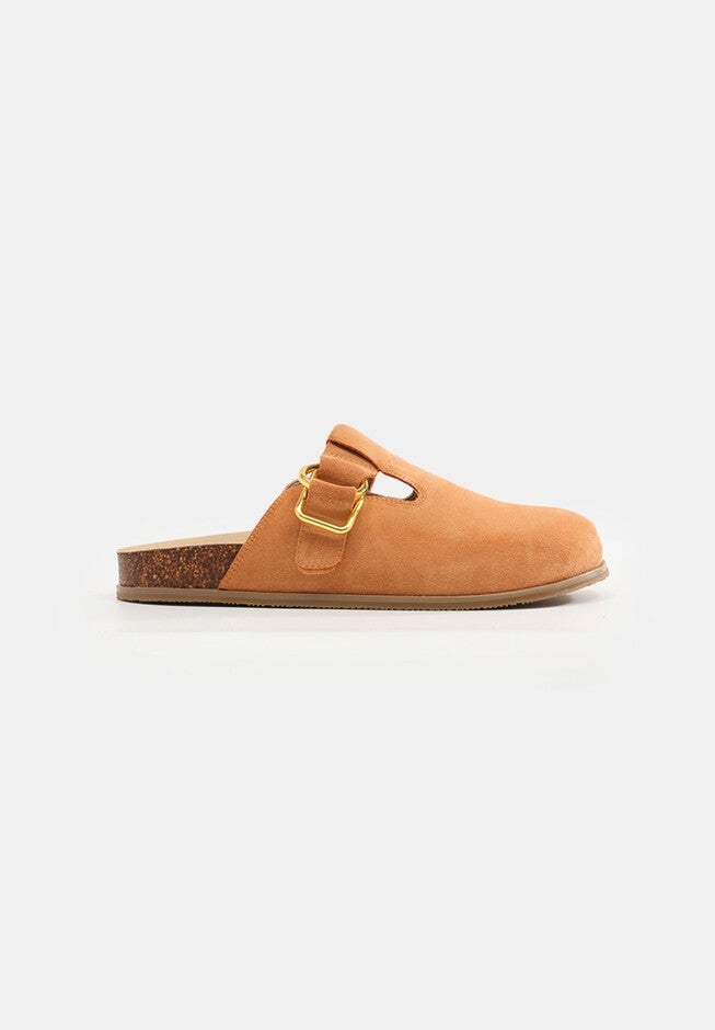 Sedona Closed Toe Mules, Almond / Burnt Orange, hi-res image number null