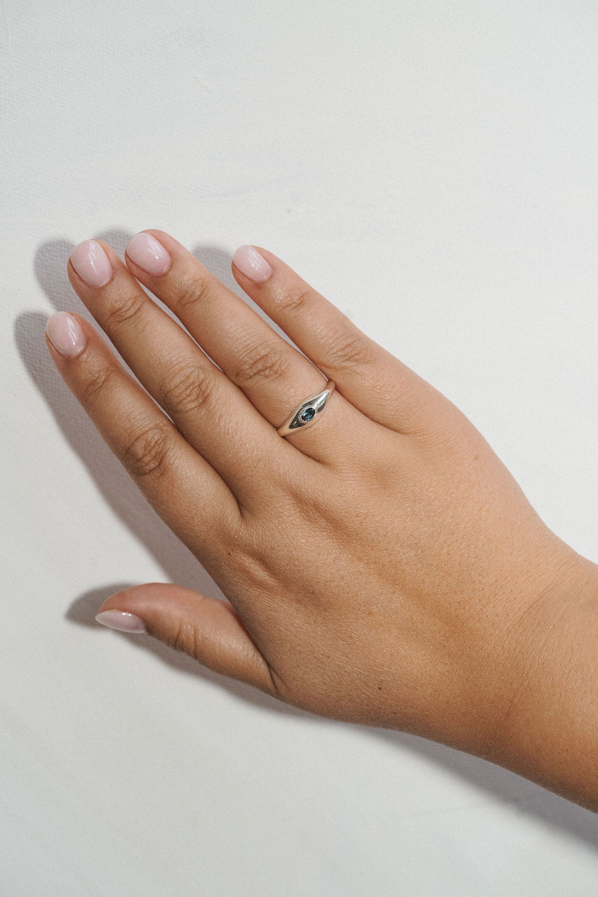 The Neptune Ring | Silver, Silver / Silver, alternate image number 3