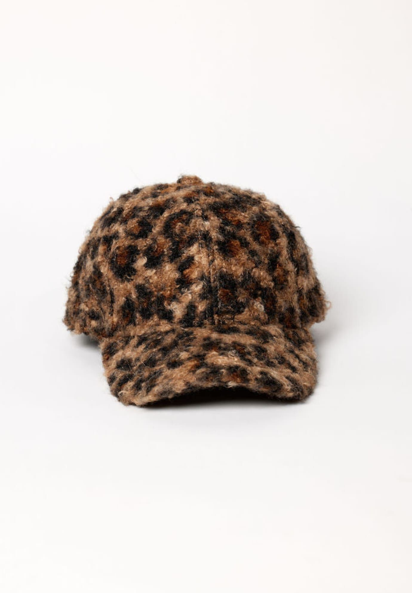 Novelty Sherpa Cap, Leopard / Tan, hi-res image number 0