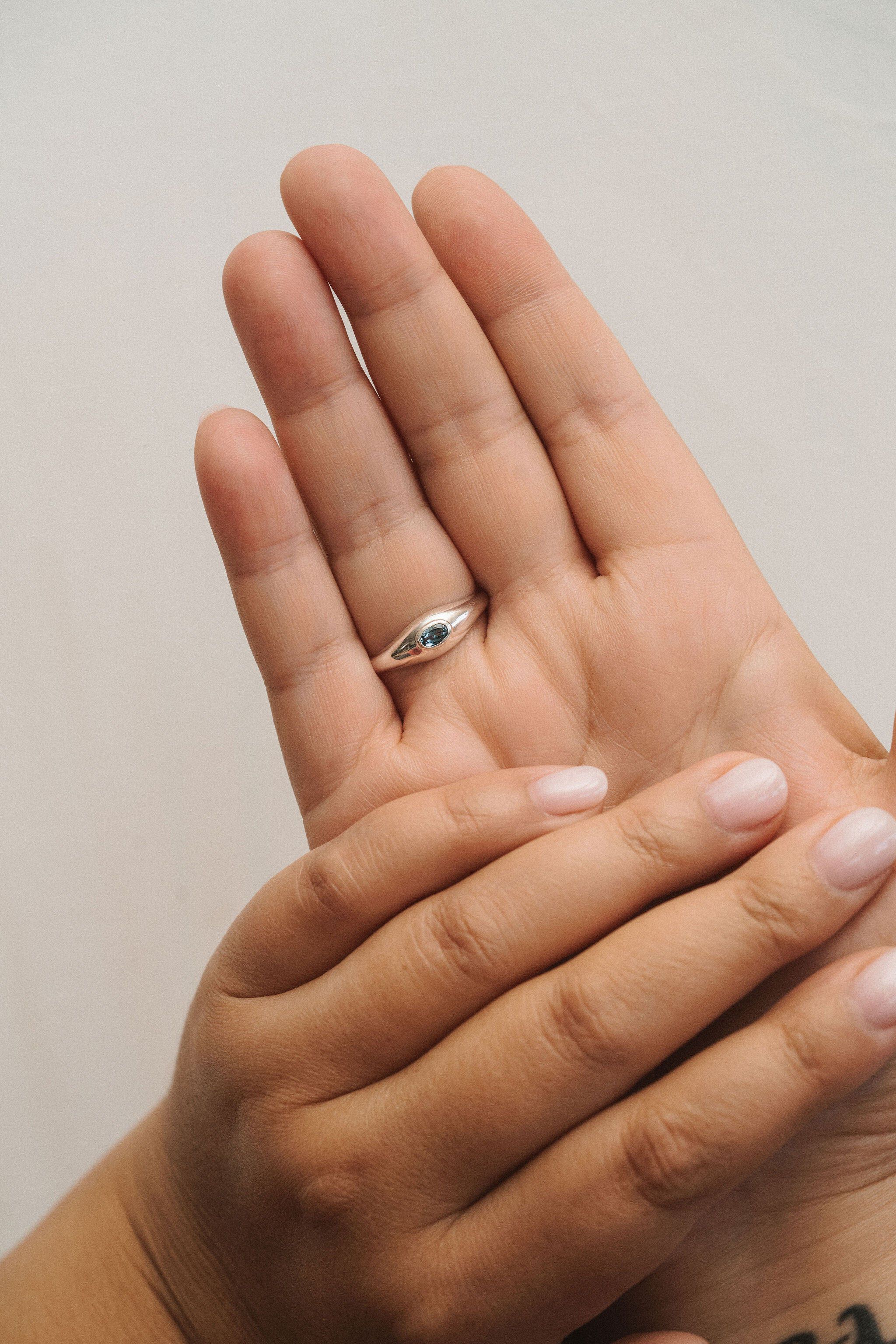 The Neptune Ring | Silver, Silver / Silver, alternate image number 2