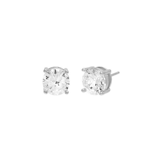 Juliette Stud Earring Silver 8 MM, Silver / Silver, hi-res image number null