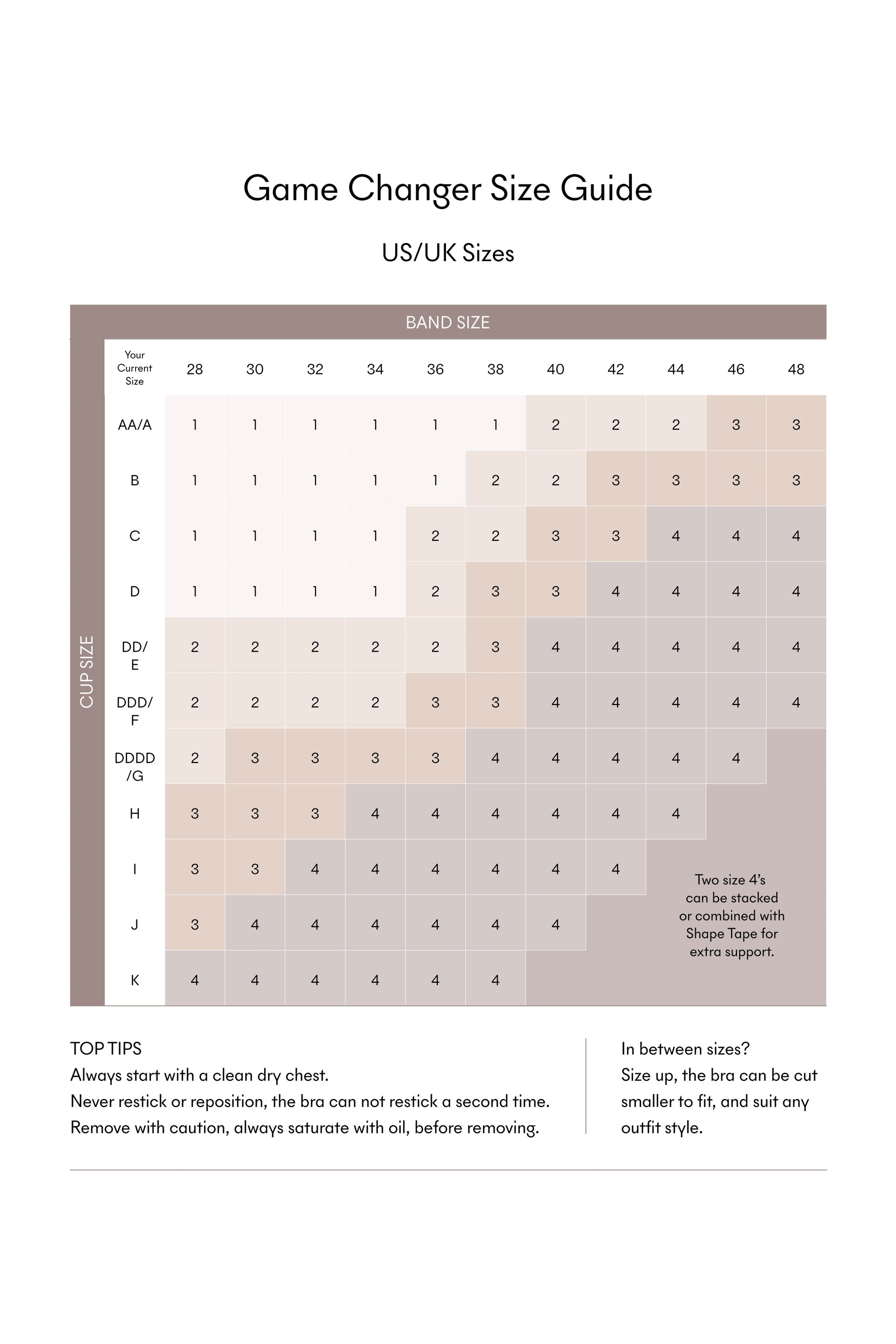 Game Changer Lift & Shape Adhesive Bra (4-pack), No 7 Bronze / Bronze, alternate image number 4