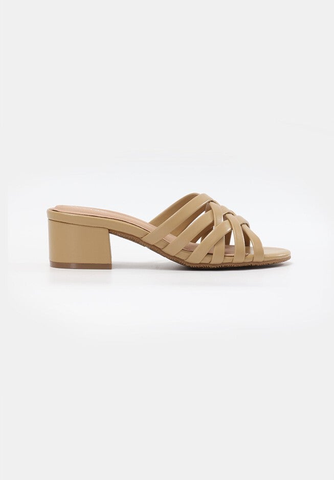 Gigi Block Heel Woven Sandals, Honey / Yellow, hi-res image number 0