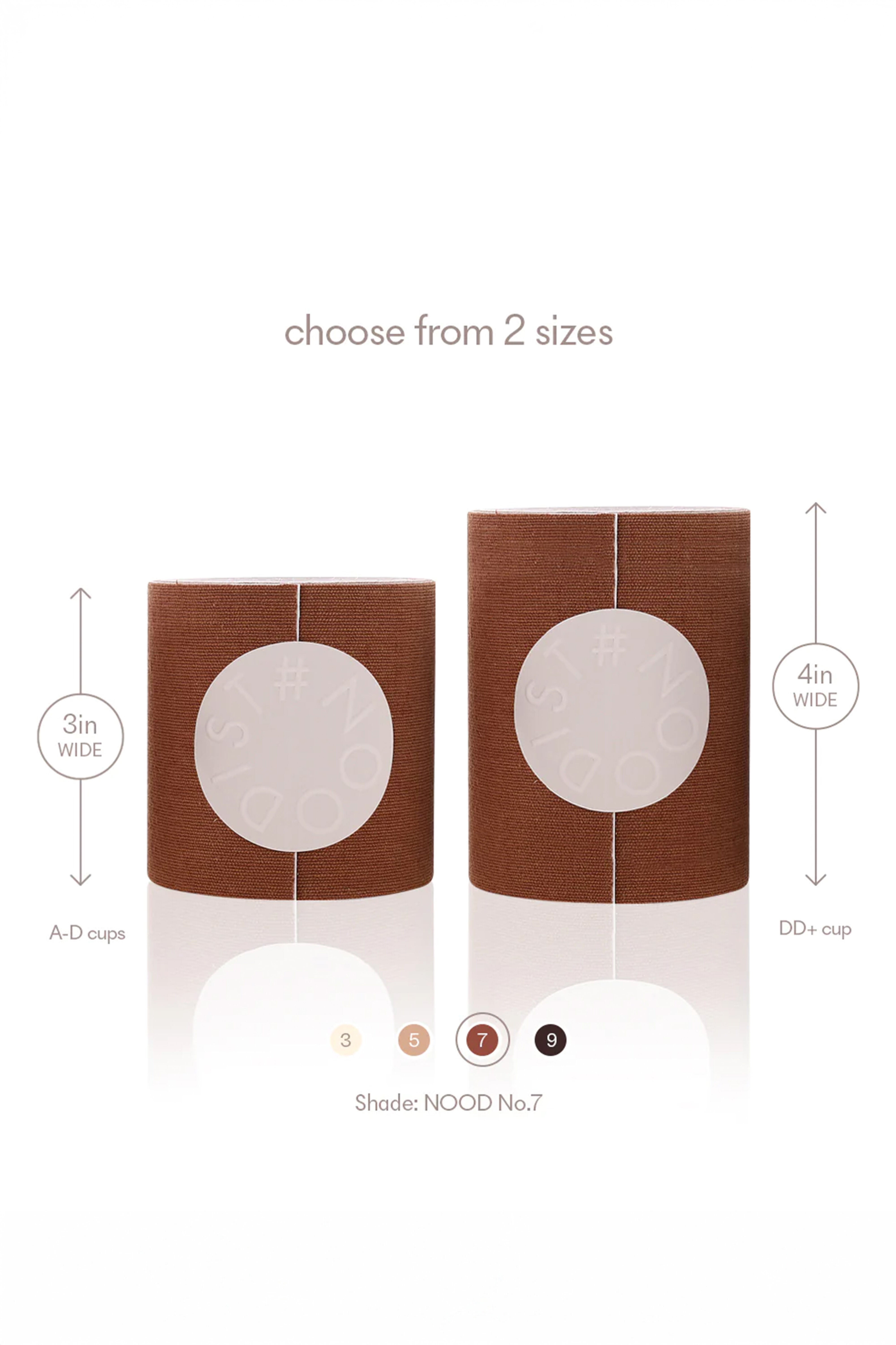 Shape Tape 3 inches Wide Breast Tape, No 7 Bronze / Bronze, alternate image number 2