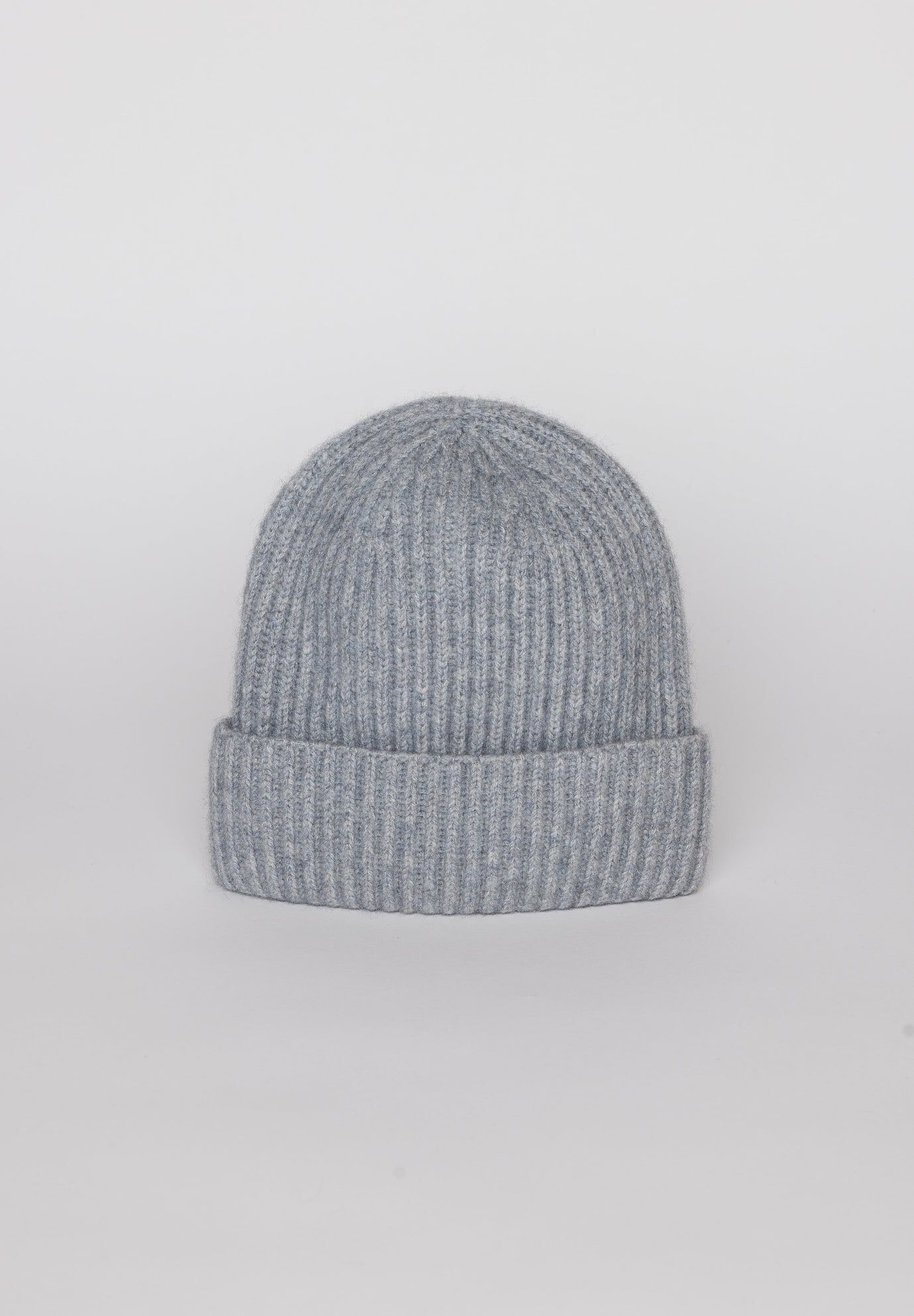 Cashmere Rib Beanie, Light Grey / Light Grey, hi-res image number 0