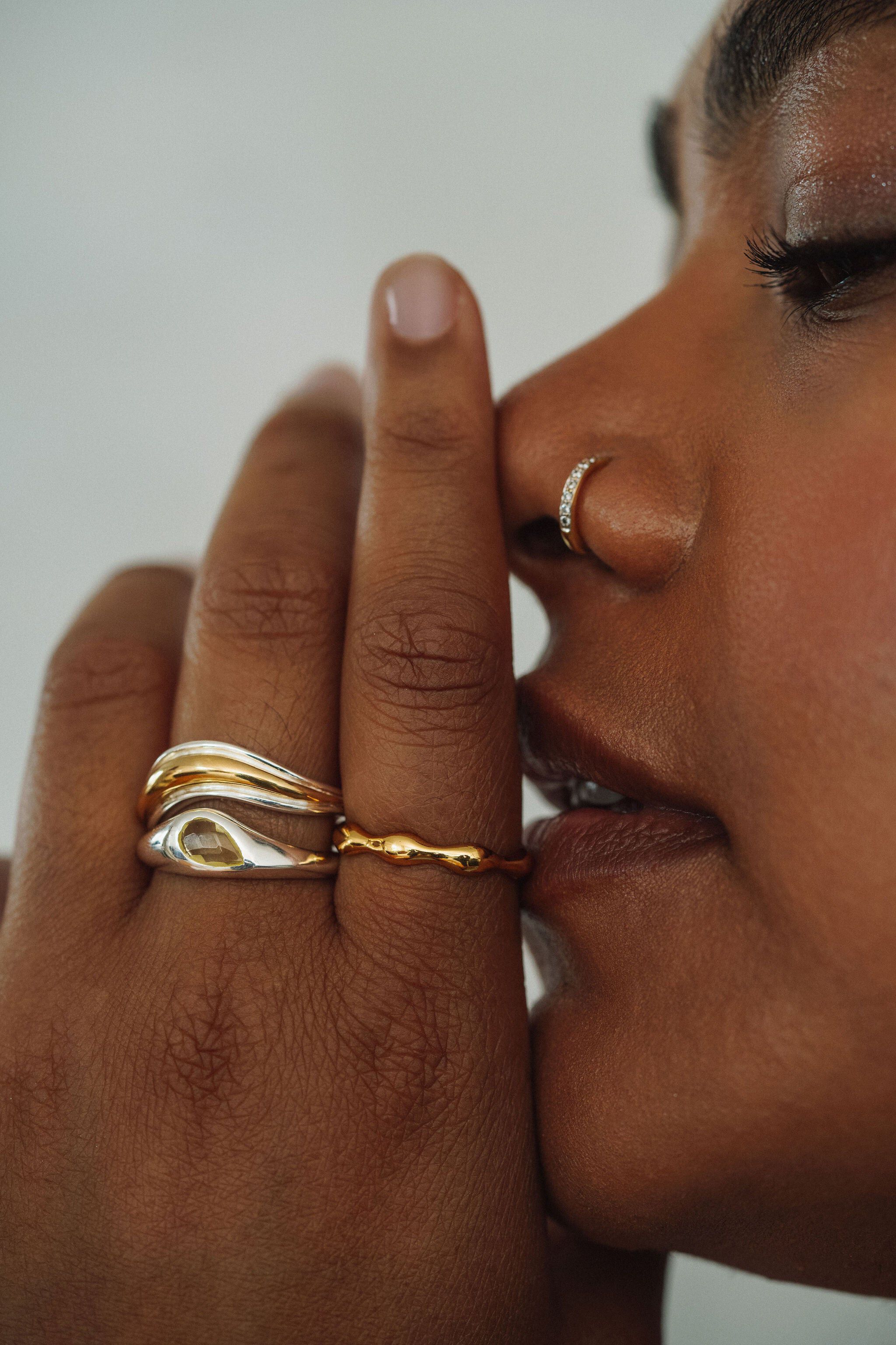 The Tome Ring | Two-Tone, TwoTone / Silver, alternate image number 3