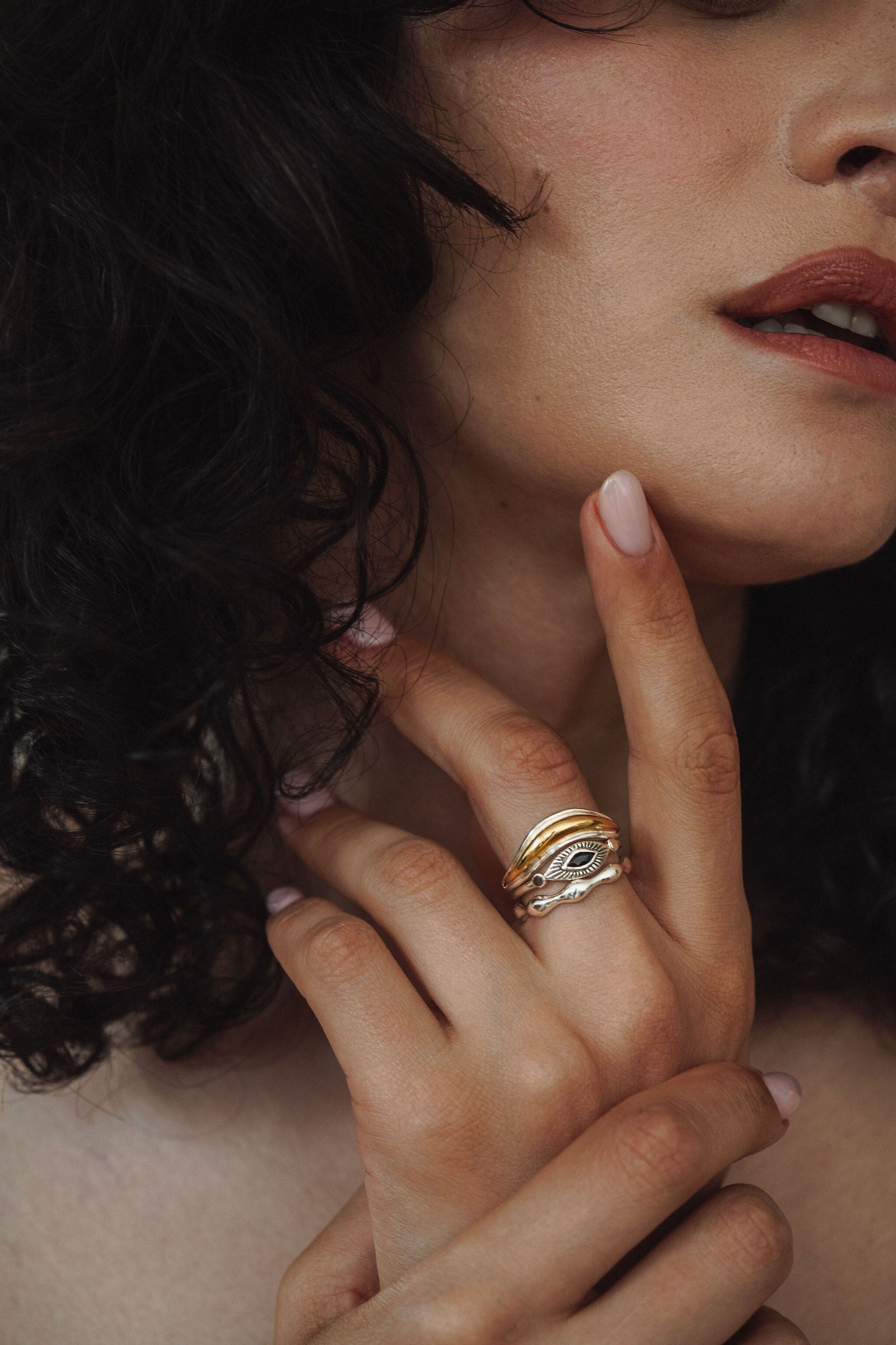 The Tome Ring | Two-Tone, TwoTone / Silver, alternate image number 2